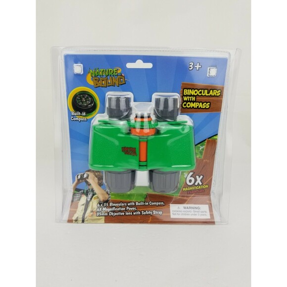 Nature Bound Binoculars for Kids Hit Resolution 6x35 - High Power Kids Binocular - Picture 1 of 7